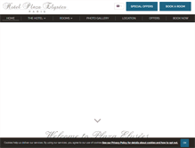 Tablet Screenshot of plazaelysees.com